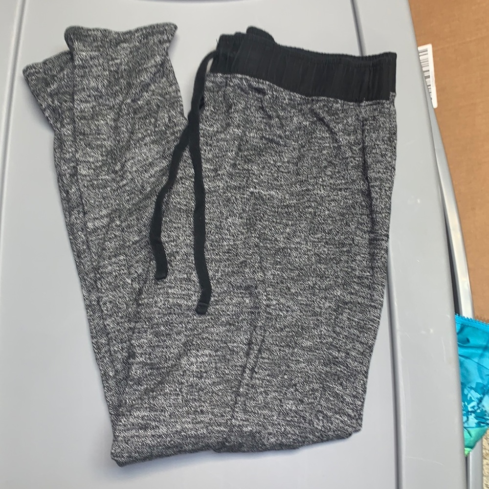 - Black heather looking joggers